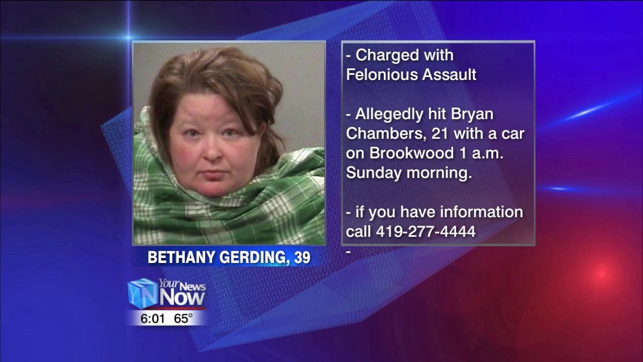 Lima woman arrested after hitting a man with a car Sunday Morning.jpg